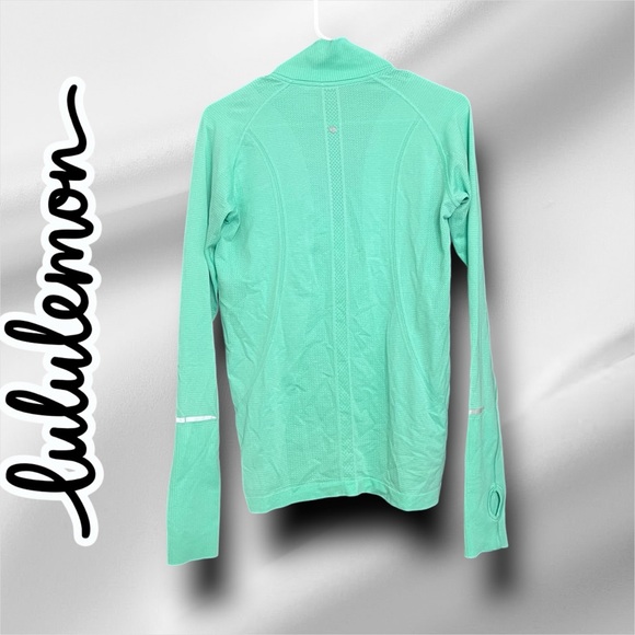 Lululemon Run: Swiftly Tech 1/2 Zip HMEN Heathered Menthol 78592 - Picture 6 of 6